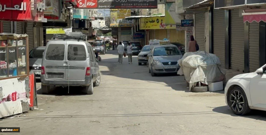 اعتصاب سراسری در جنین در شمال کرانه باختری در پی شهادت سید حسن نصرالله دبیرکل حزب الله لبنان  2