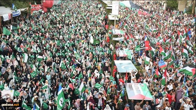 راهپیمایی در سراسر جهان هم‌زمان با سالگرد عملیات طوفان الاقصی 10