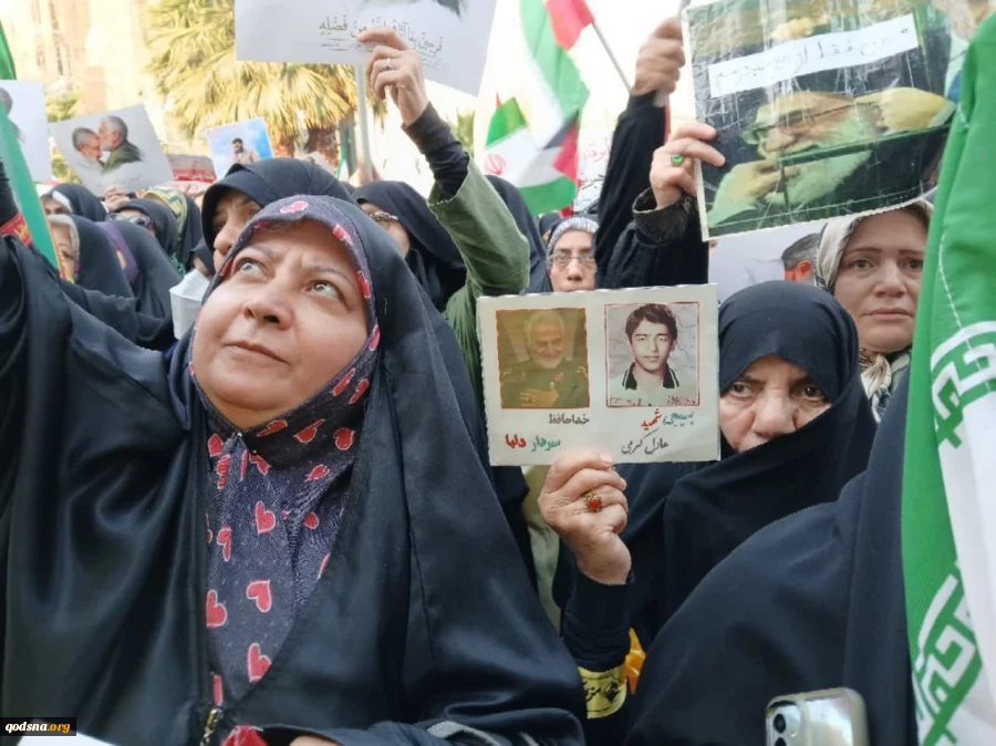 اختصاصی قدسنا، گزارش تصویری تجمع دختران حامی مقاومت(دختران مقاومت) در میدان فلسطین تهران با حضور اقشار مختلف تهران 2