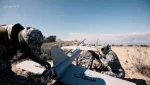 تصاویر القسام از هدف قرار دادن خودروی گشتی اشغالگران با پهپاد «الزواری» 2