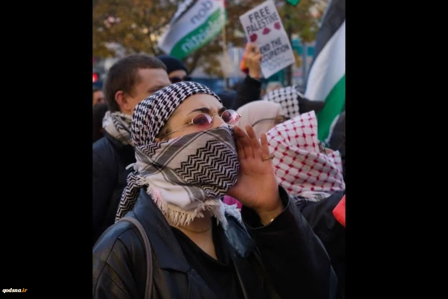 تصاویر تظاهرات گسترده در برلین آلمان در حمایت از فلسطین 2