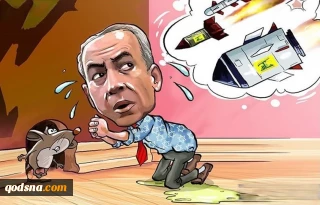 نتانیاهو دیگر از سایه خودش هم می‌ترسد!