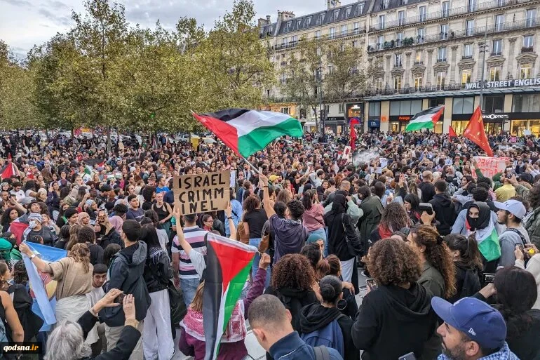 محکومیت زن فرانسوی به ۳ سال حبس به علت حمایت از فلسطین 2