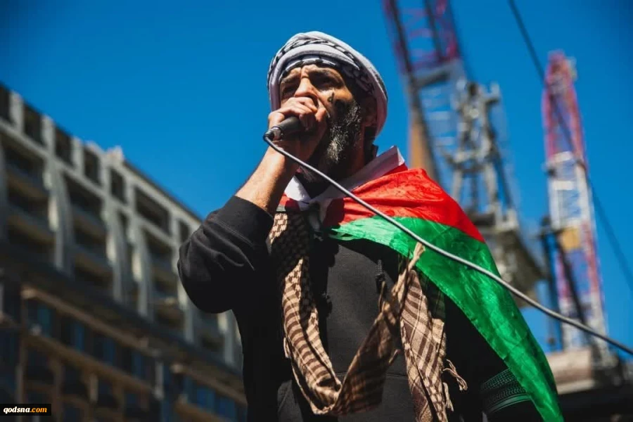 تظاهرات در ملبورن استرالیا در حمایت از فلسطین و لبنان و محکومیت نسل کشی در غزه
 3