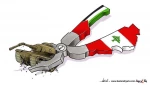 کاریکاتور دکتر علاء اللقطه هنرمند فلسطینی 2