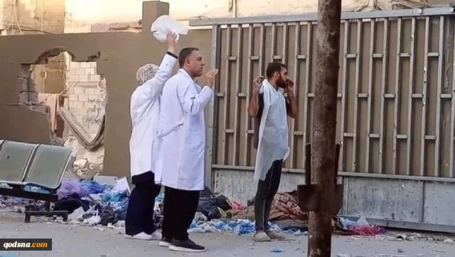انتشار تصویری از بازداشت ده‌ها فلسطینی در جبالیا با چشمان بسته و برهنه 3