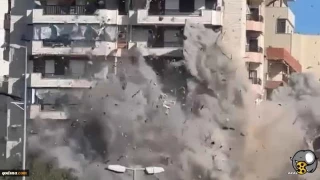 Israel destroys 8-story residential building in missile strike in Beirut