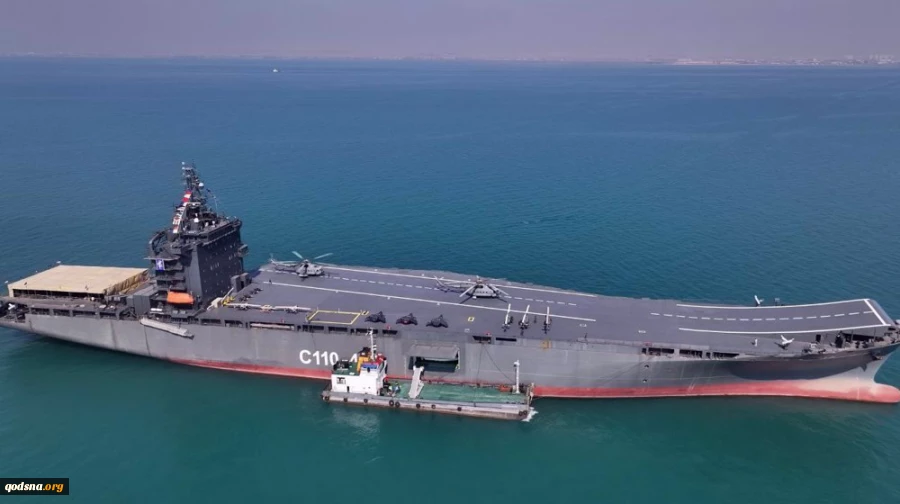 Iran's new drone carrier joins IRGC naval fleet in Persian Gulf