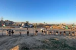 تصاویری از محل تبادل امروز اسرا در غزه
 5