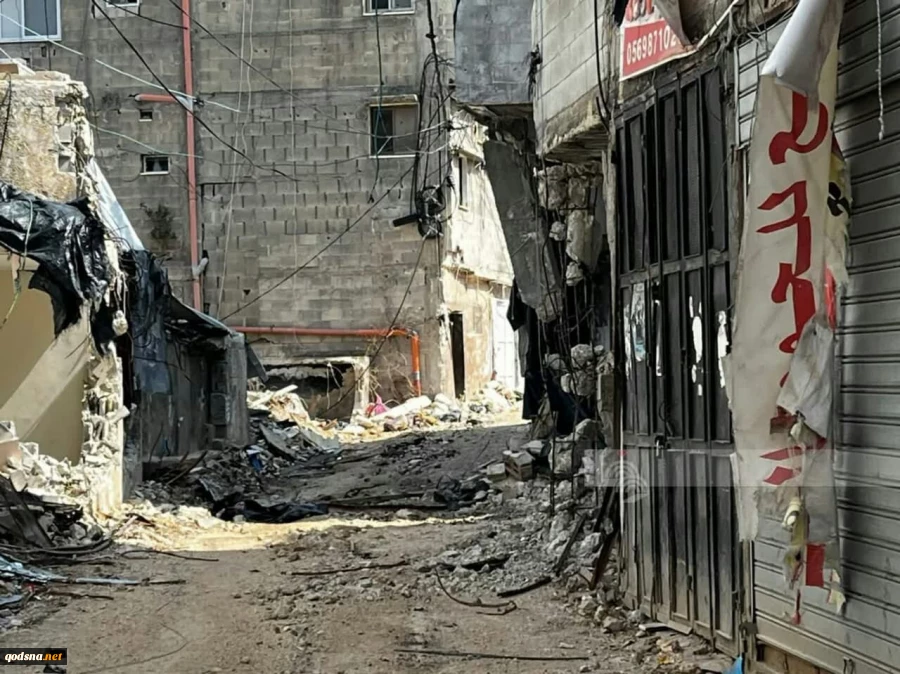 ویرانی گسترده خانه‌های فلسطینیان در اردوگاه نورشمس و طولکرم در شمال کرانه باختری در ادامه حملات جنایتکارانه صهیونیست ها   4