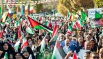 تضامناً مع غزة ودعماً لإيقاف حرب الإبادة ضدها..

إيران.. مسيرات 