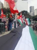 تظاهرات برزیلی‌ها در حمایت از فلسطین و ایران 3