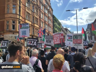 More than 250,000 demonstrators rally across Britain in historic protest against Gaza genocide
