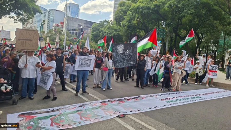 Thousands of Mexicans condemn Zionist regime for genocide in Gaza