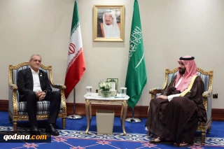 دیدار ولیعهد عربستان با رئیس جمهور؛

پزشکیان: در شرایط کنونی مسئولیت کشورهای بزرگ مسلمان از جمله عربستان بسیار سنگین است