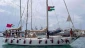 Israeli navy vessels approach a number of boats in Global Sumud Flotilla