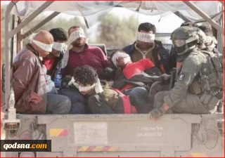 آزار و اذیت اسرای فلسطینی در شرفِ آزادی توسط نیروهای اشغالگر+ فیلم