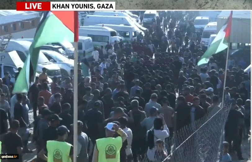 آغاز عملیات تبادل اسیران/ اتوبوس های صلیب سرخ در شمال غزه مستقر شدند/ رژیم صهیونیستی فهرست جایگزین تصویب کرد 2