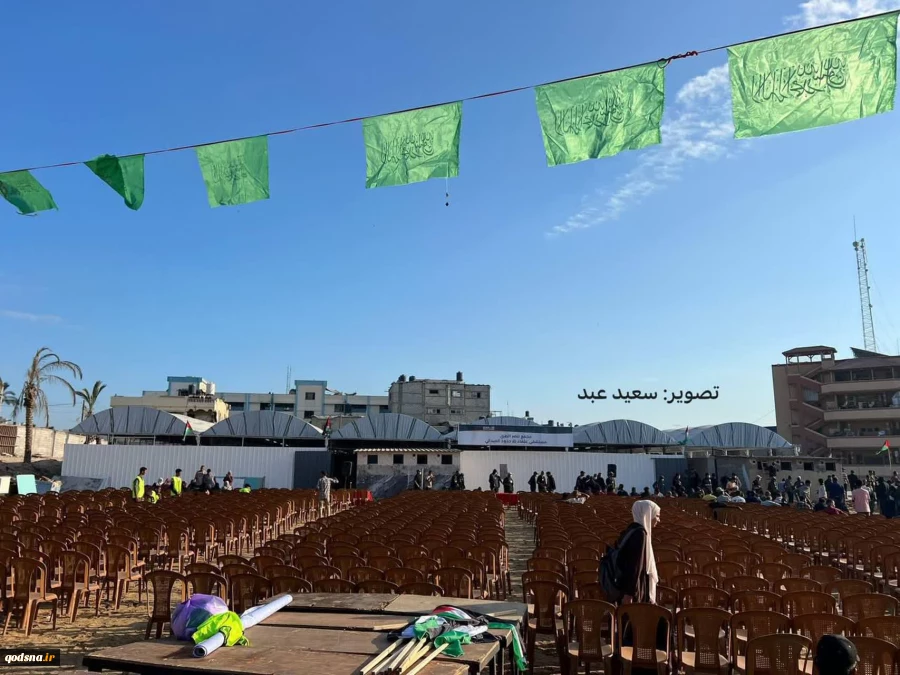 بیمارستان ناصر در خان یونس در حال آماده‌سازی برای پذیرش اسرای فلسطینی است که قرار است امروز در چارچوب توافق تبادل اسرا آزاد شوند
 2