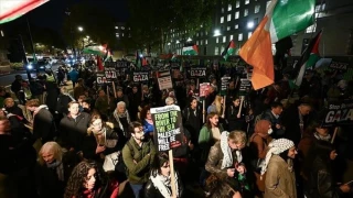 تظاهرات در لندن علیه نقض آتش‌بس در غزه از سوی رژیم صهیونیستی