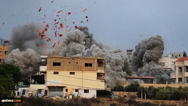 منفجر کردن ۳ منزل مسکونی در جنوب لبنان توسط رژیم صهیونیستی 2