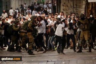 یورش شهرک‌نشینان صهیونیست به نماینده کنست