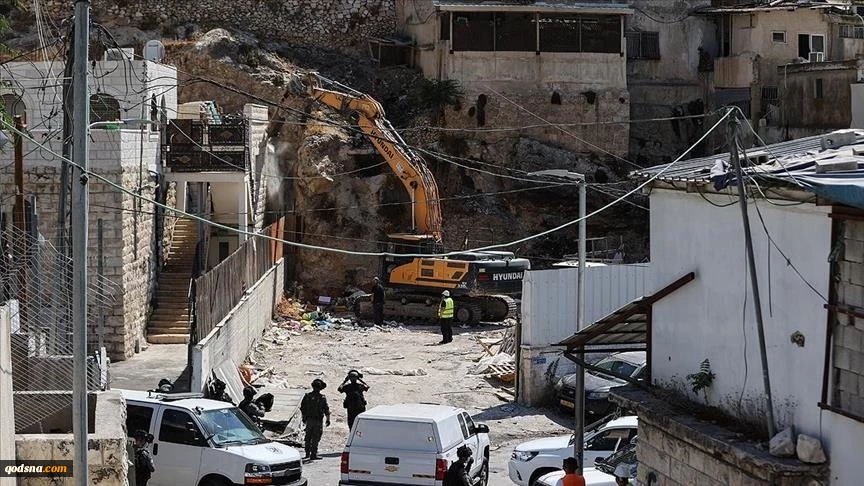 رژیم صهیونیستی خانه یک فلسطینی را در قدس تخریب کرد 2
