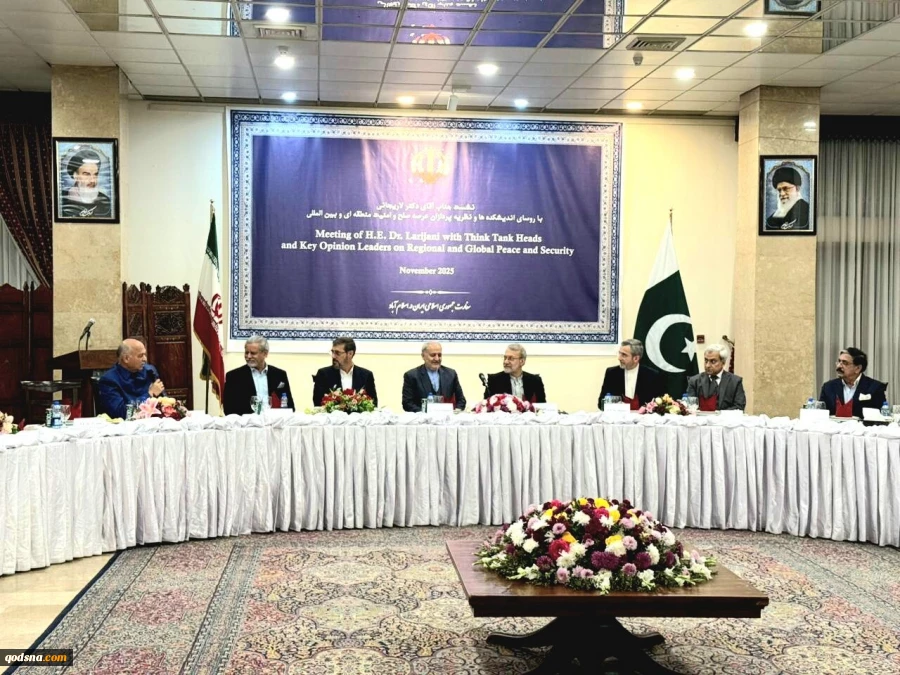 در نشست با نخبگان سیاسی و روسای اندیشکده های پاکستان؛
لاریجانی: توطئه آمریکایی-صهیونیستی پشت جنگ اخیر بود/ آشفتگی داخلی در رژیم اسرائیل 2