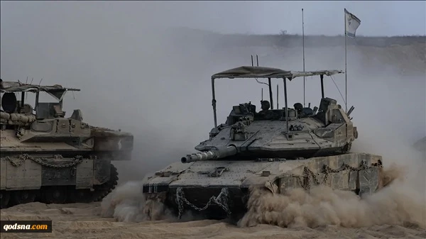 یورش بیش از ۱۰ تانک و نفربر اسرائیلی به جنوب سوریه 2