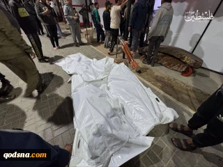 5 Palestinians martyred in Israeli airstrike on displacement tents in Khan Yunis, including 2 children