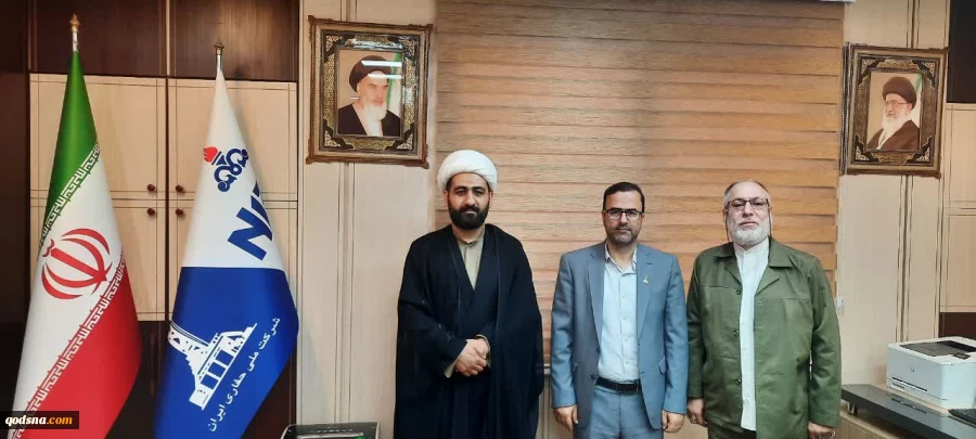 دیدار دبیر جمعیت دفاع از ملت فلسطین استان خوزستان با مدیرعامل شرکت ملی حفاری 2