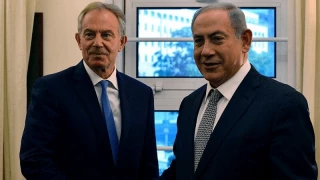 دیدار محرمانه نتانیاهو و تونی بلر