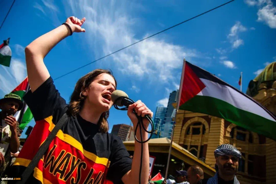 همبستگی با مردم فلسطین در ملبورن استرالیا 6