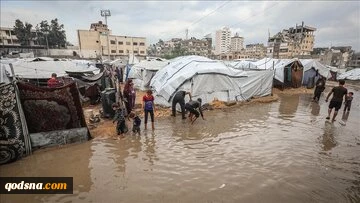 تلاش شبانه‌روزی شهرداری غزه برای مهار آب‌گرفتگی‌ها با وجود کمبود شدید امکانات 2