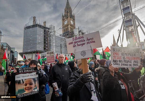 تظاهرات حمایت از فلسطین در انگلیس 3