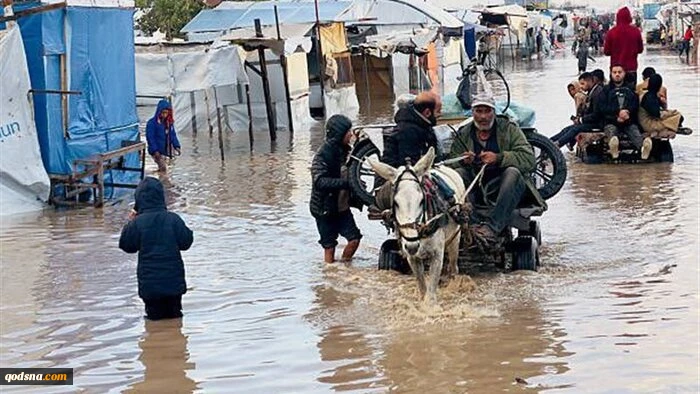 بارندگی‌های شدید در خان‌ یونس ۲۰ شهید بر جا گذاشته است  2