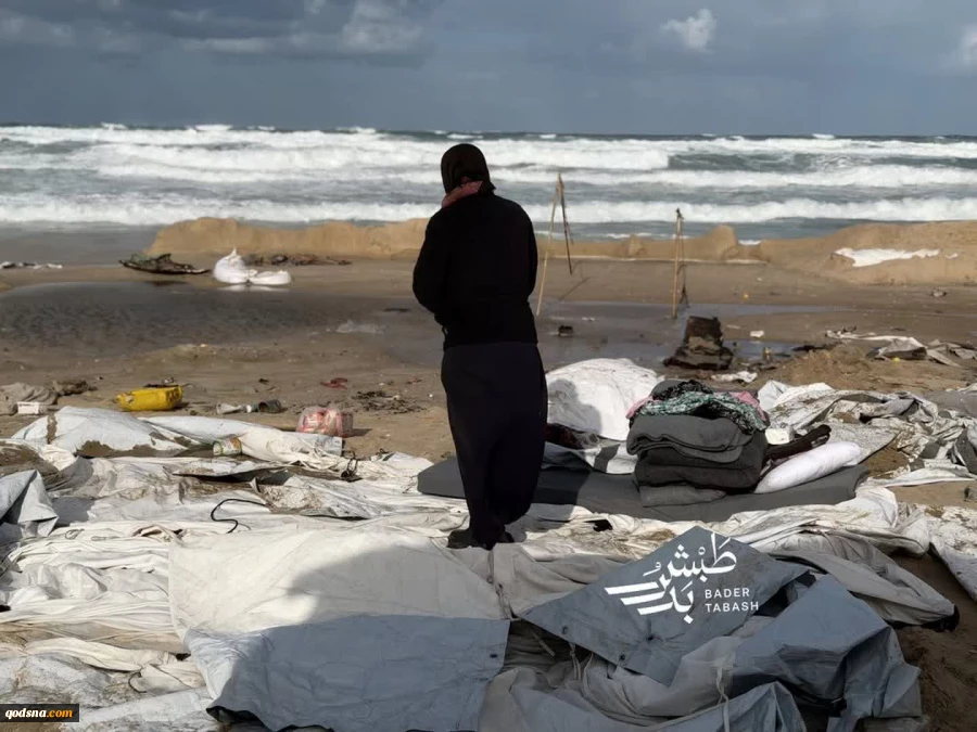شبکه سازمان‌های مردم‌نهاد فلسطینی: با نزدیک شدن طوفان فعلی، ۹۰۰ هزار آواره در چادرهای مخروبه در نوار غزه زندگی می‌کنند  8