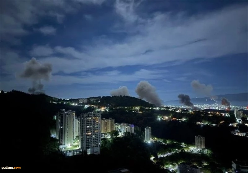 صدای انفجارهای مهیب در کاراکاس، پایتخت ونزوئلا  2