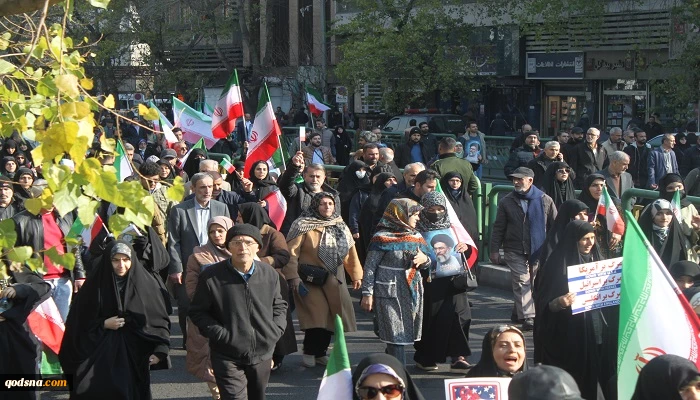 مسيرات مليونية في طهران للتنديد بجرائم مثيري الشغب والارهابيين 4