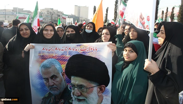 مسيرات شعبية كبرى في طهران ضد أعمال الشغب والمخربين 12