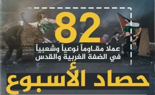 مرکز پژوهشی آماری معطی گزارش داد؛

82 عملیات مقاومتی در یک هفته اخیر/ ثبت میانگین 12 عملیات در هر روز+ نمودار