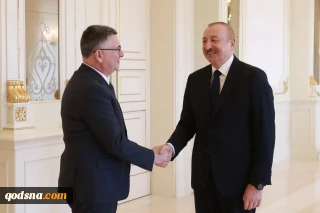 دیدار وزیر خارجه رژیم صهیونیستی با الهام علی اف