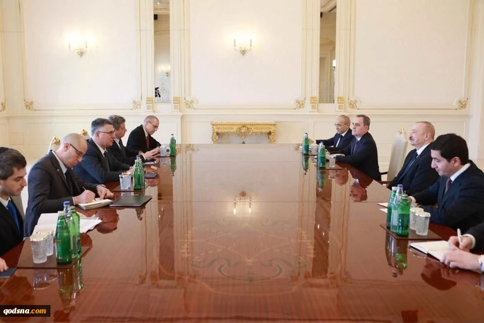 دیدار وزیر خارجه رژیم صهیونیستی با رئیس‌جمهور جمهوری آذربایجان در باکو 3