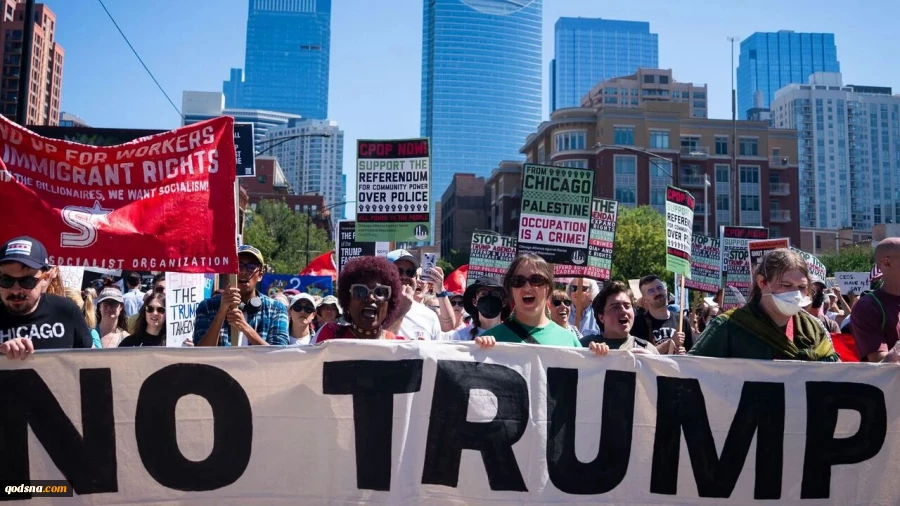 همزمان با تظاهرات ضد ترامپ در 46 ایالت رخ داد
اعتصاب سراسری در آمریکا مردم مدرسه، کار و خرید را تعطیل کردند 2