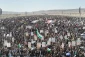 مسيرات يمنية حاشدة دعما للجمهورية الاسلامية الايرانية ونصرة لفلسطين