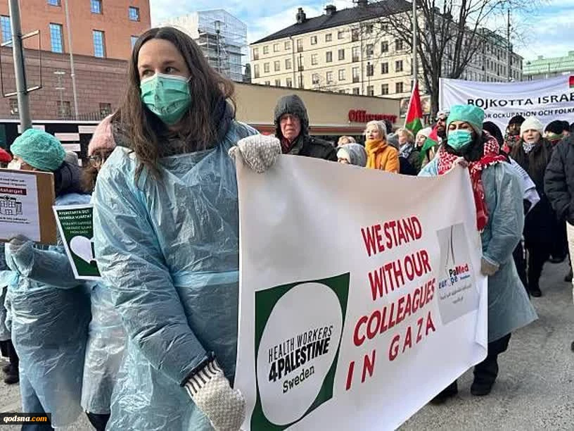 تظاهرات گسترده در برلین در حمایت از فلسطین و اسرای فلسطینی در زندان‌های رژیم صهیونیستی
 2