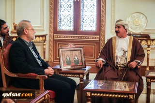 دیدار لاریجانی با وزیر دفتر سلطنتی عمان