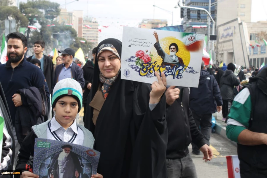 راهپیمایی پرشکوه یوم الله 22 بهمن از قاب دوربین خبرگزاری قدس ( قسمت 2 ) 3