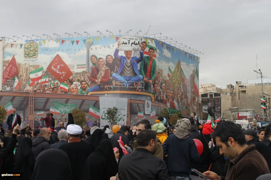 راهپیمایی پرشکوه یوم الله 22 بهمن از قاب دوربین خبرگزاری قدس ( قسمت 2 ) 5