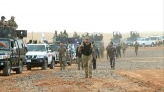 اقدامات امنیتی نیروهای بسیج مردمی عراق در مرز با سوریه